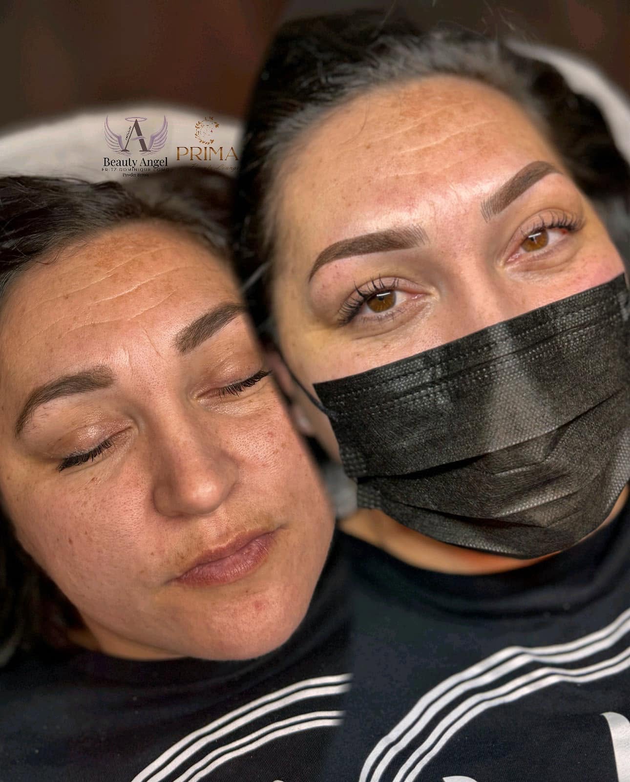 My combo brow work at Prima Beauty Lounge
