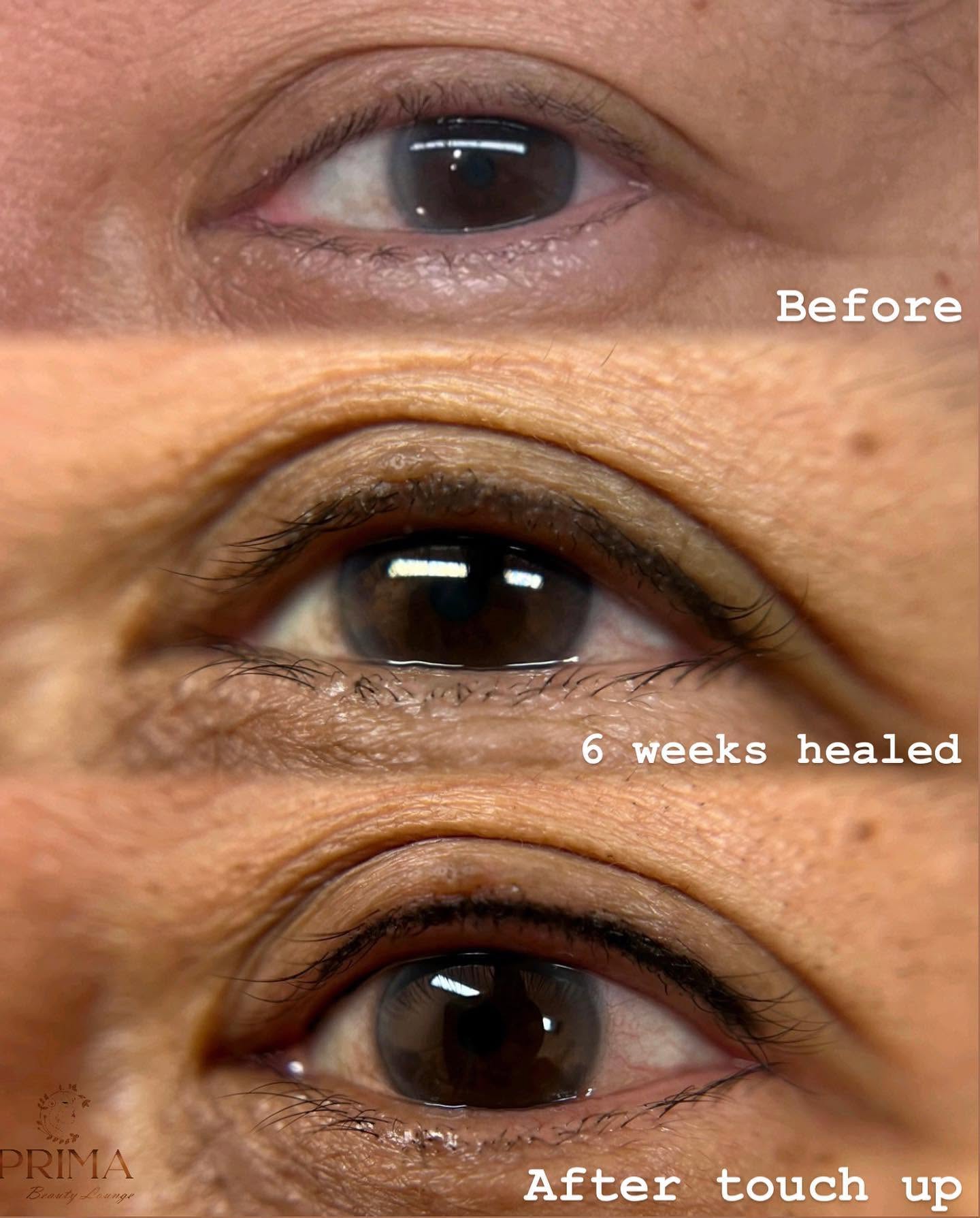 My eyelash enhancement work at Prima Beauty Lounge