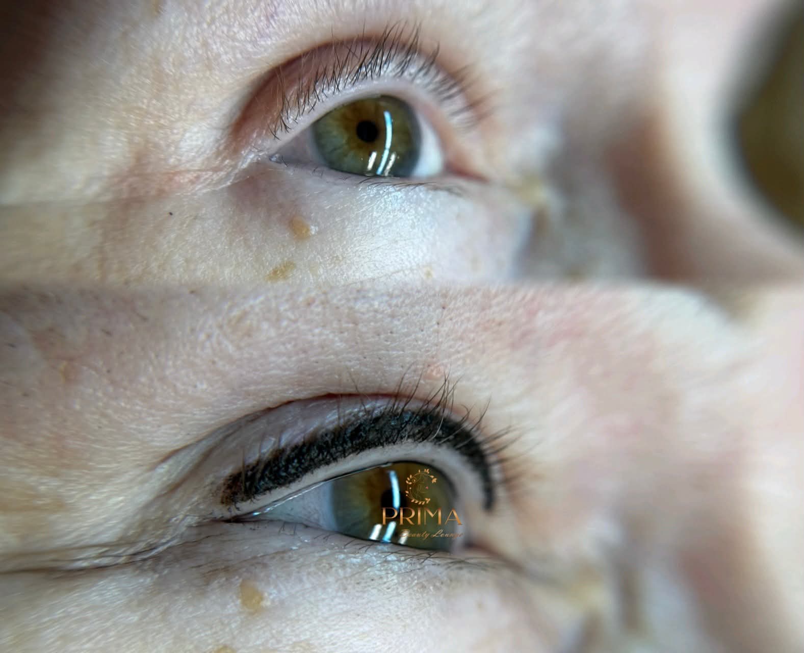 My eyelash enhancement work at Prima Beauty Lounge