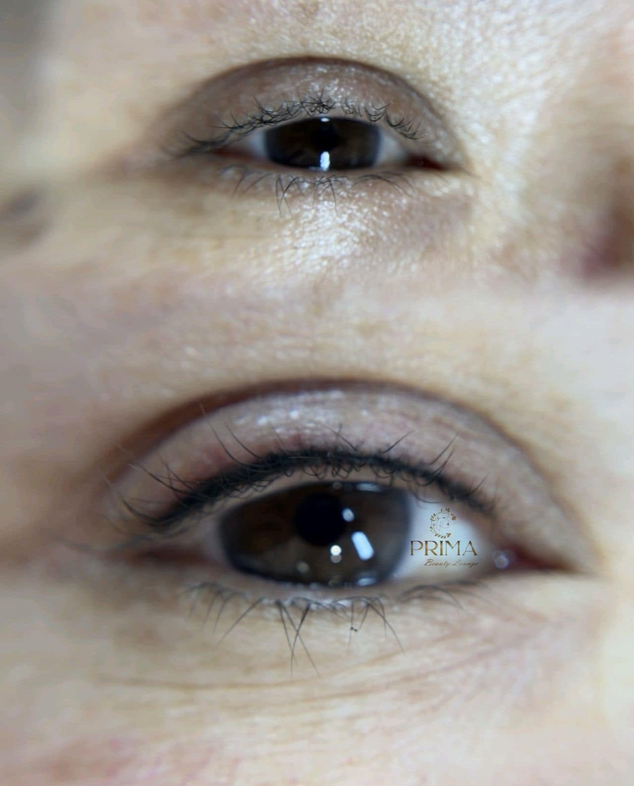 My eyelash enhancement work at Prima Beauty Lounge